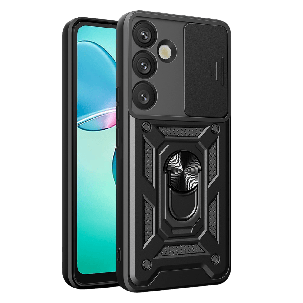 CaseBody Samsung Galaxy S25 Shield Hoesje Zwart