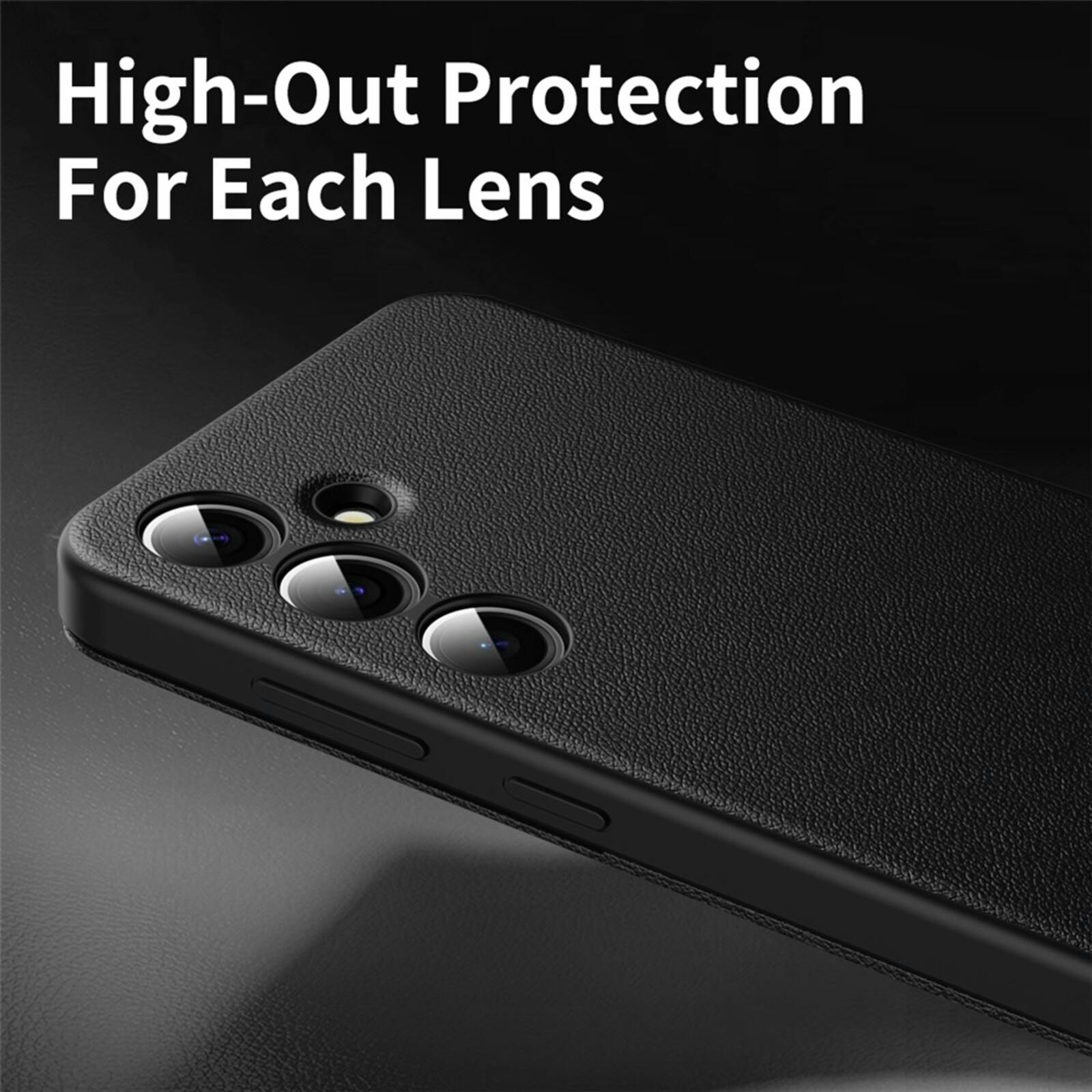 CaseBody Samsung Galaxy S24 Smart Cover Zwart