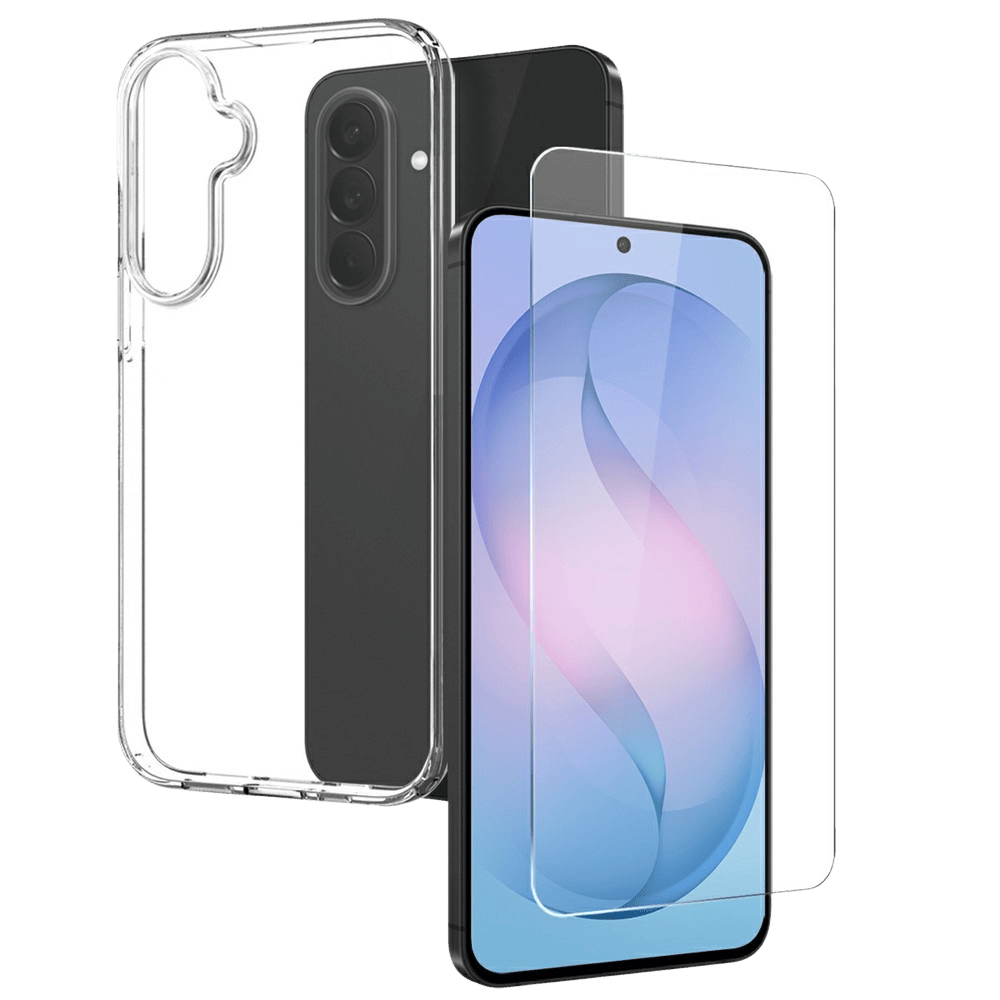 Northjo Samsung Galaxy S26 FE Hoesje en Screenprotector Transparant