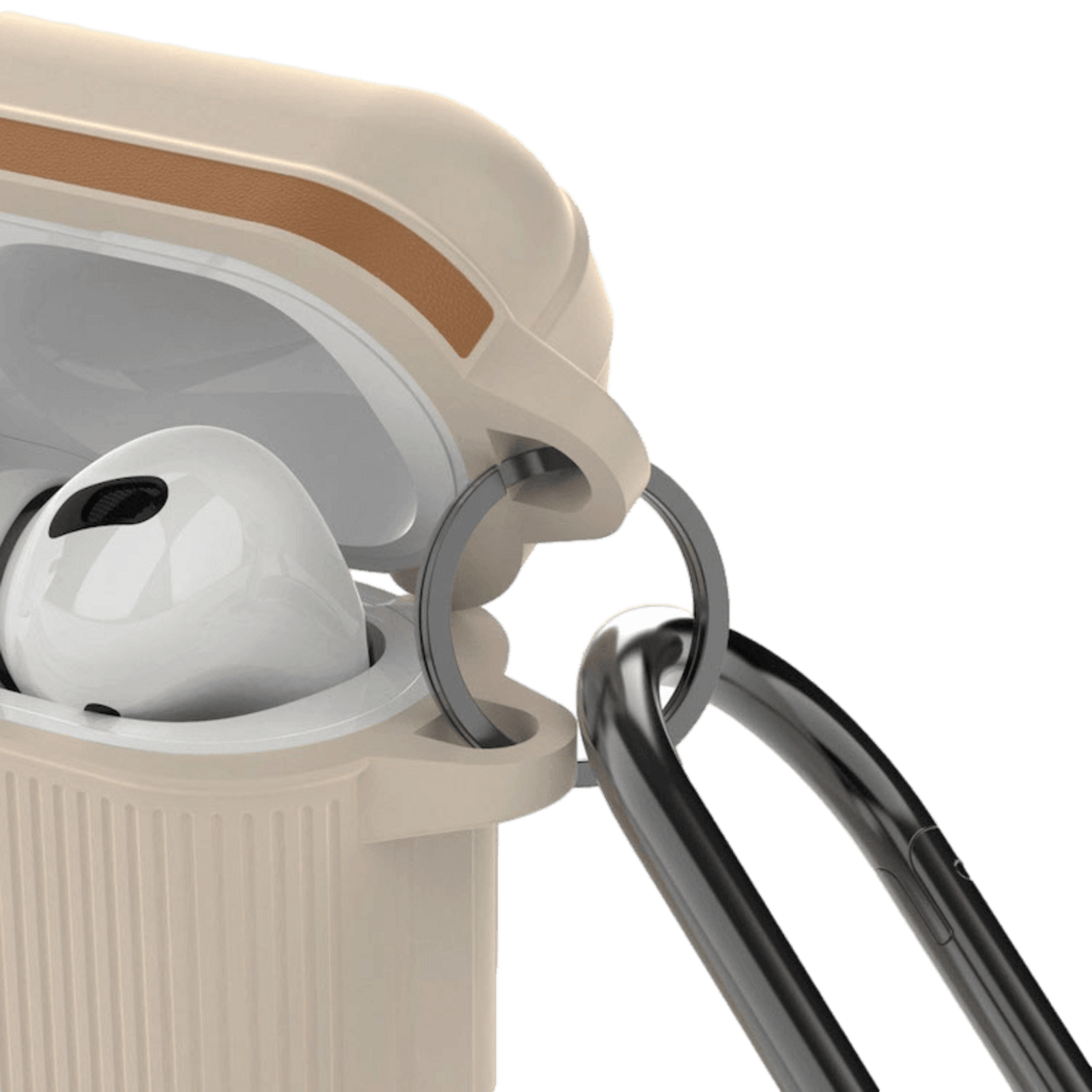 Comfycase Suitcase Design AirPods 3 Hoesje Beige