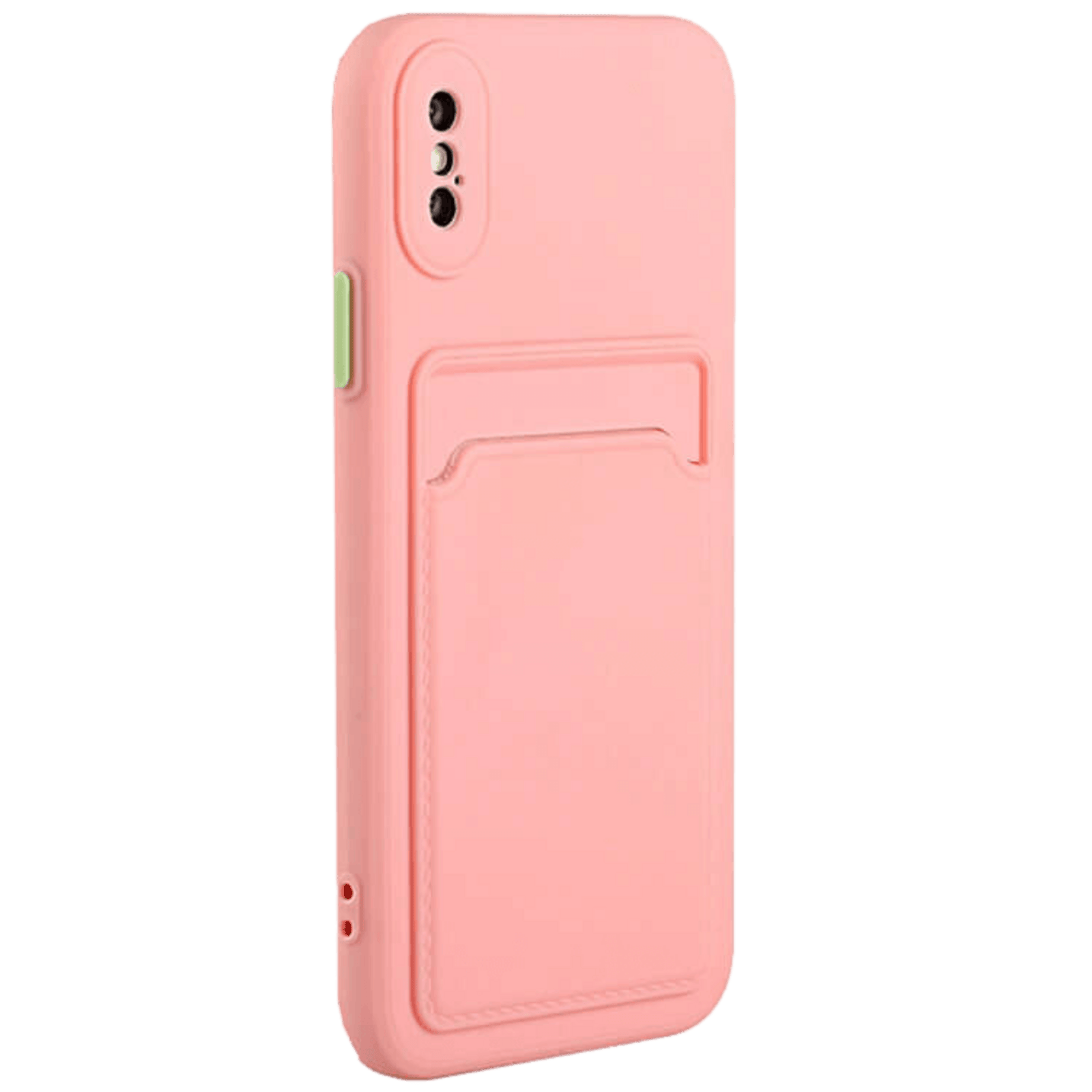 CaseBody iPhone X(s) Telefoonhoesje met Kaarthouder Roze