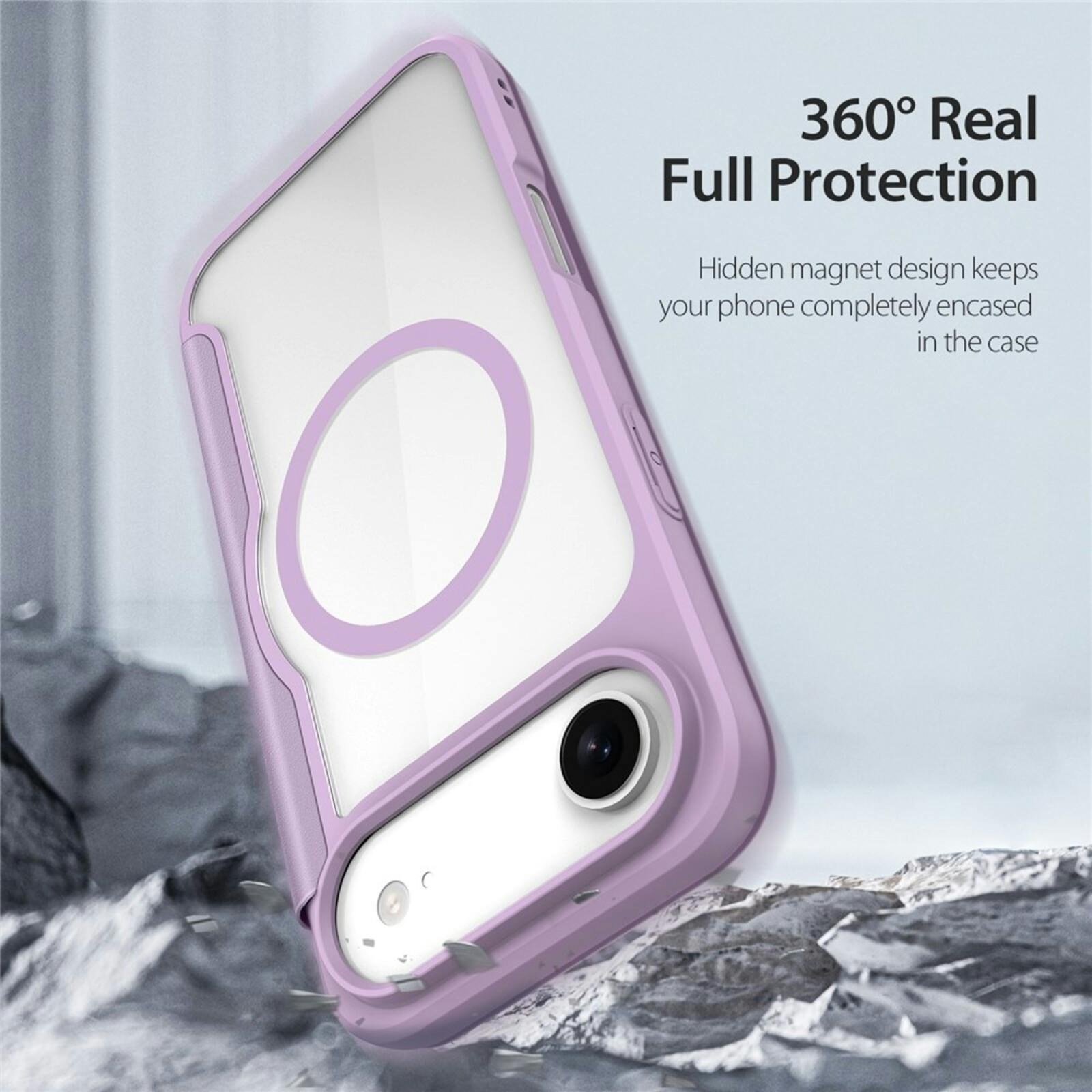 DUX DUCIS Apple iPhone 17 Air Skin X Pro Flipcover Paars