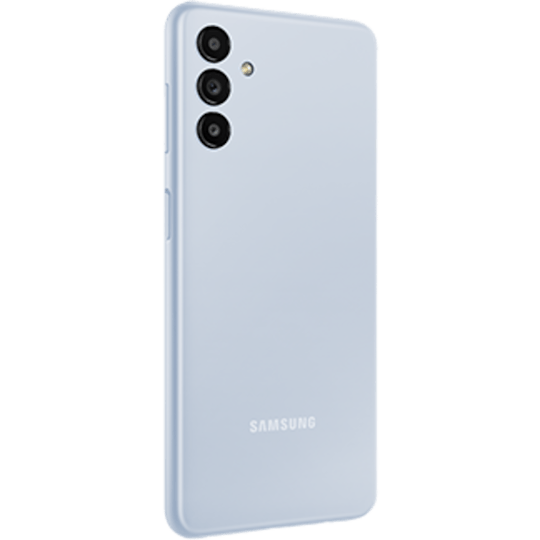 Samsung Galaxy A13 5G Light Blue - Aanzicht vanaf links