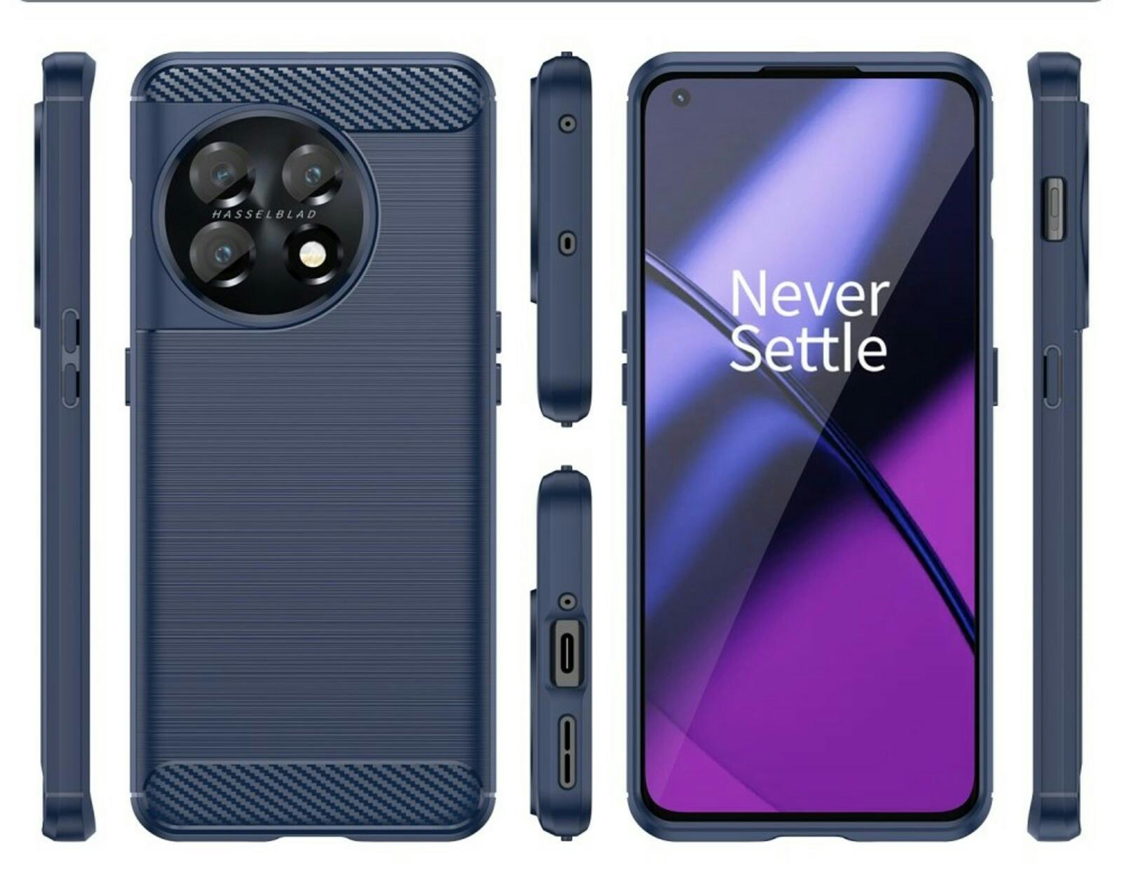 Mocaa OnePlus 11 Schokbestendig Hoesje Blauw