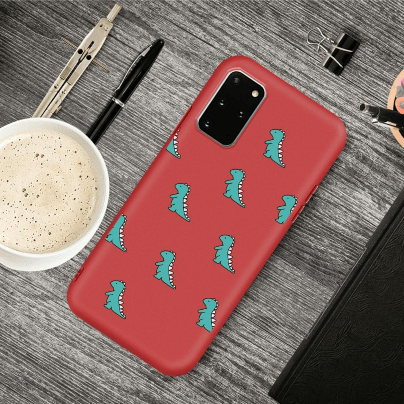 Mocaa Samsung Galaxy S20 Designz Dino Case Rood