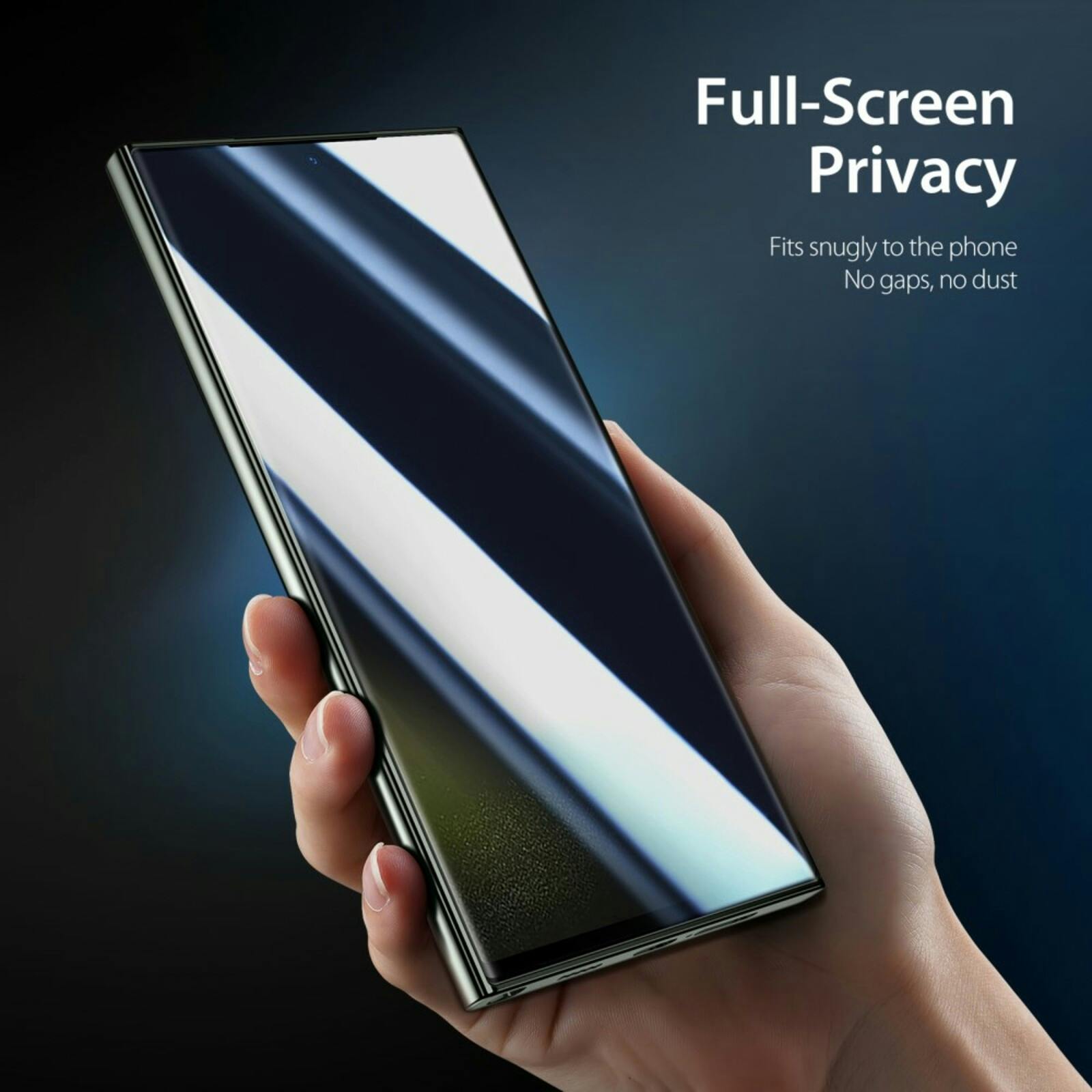 DUX DUCIS Samsung S23 Ultra Privacy Screenprotector Gehard Glas Transparant