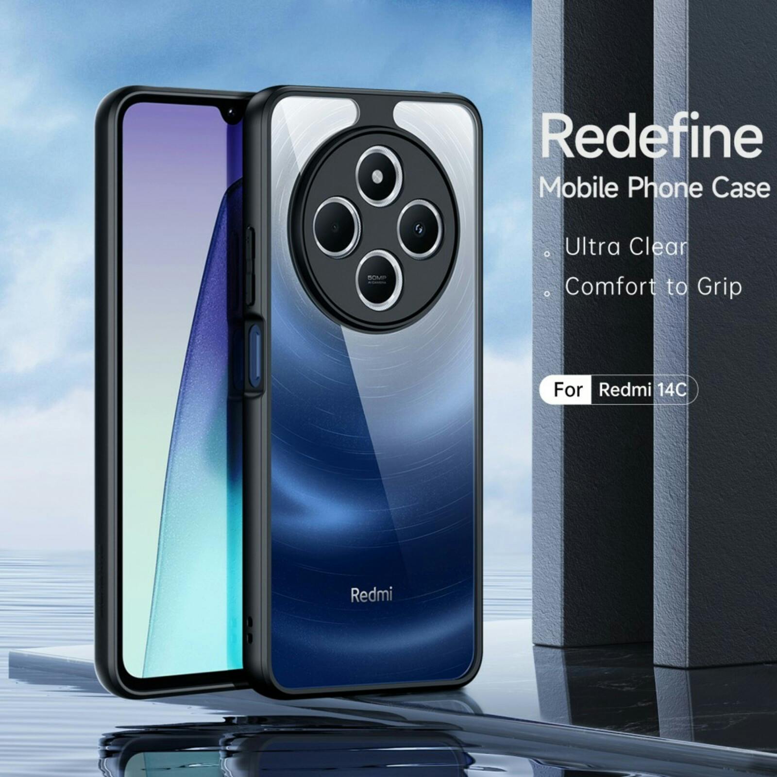 DUX DUCIS Xiaomi Redmi 14C Aimo Series Eco Hoesje Zwart