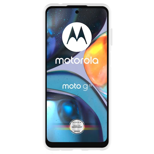 Just in Case Moto G22 Siliconen (TPU) Hoesje Transparant