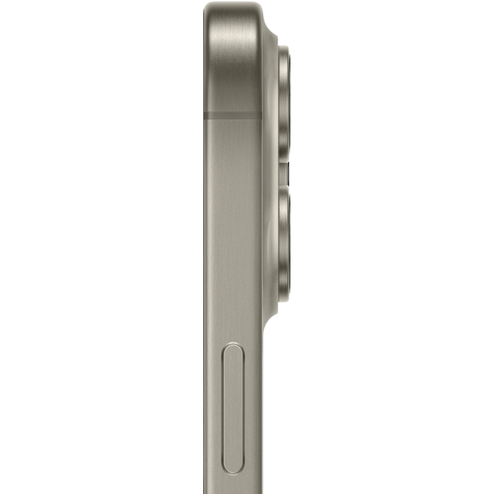 Apple iPhone 15 Pro Natural Titanium - Zijkant