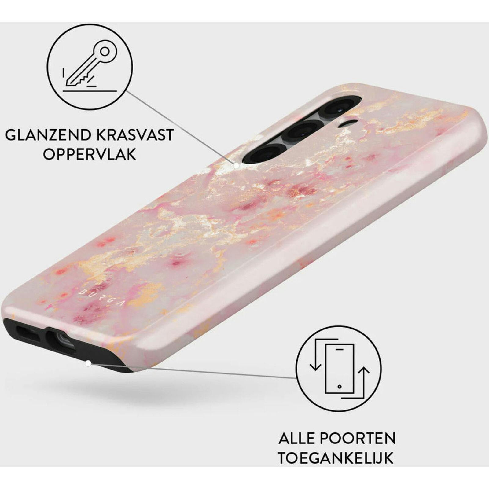 Burga Samsung Galaxy S25 Plus Fashion Hoesje Golden Coral