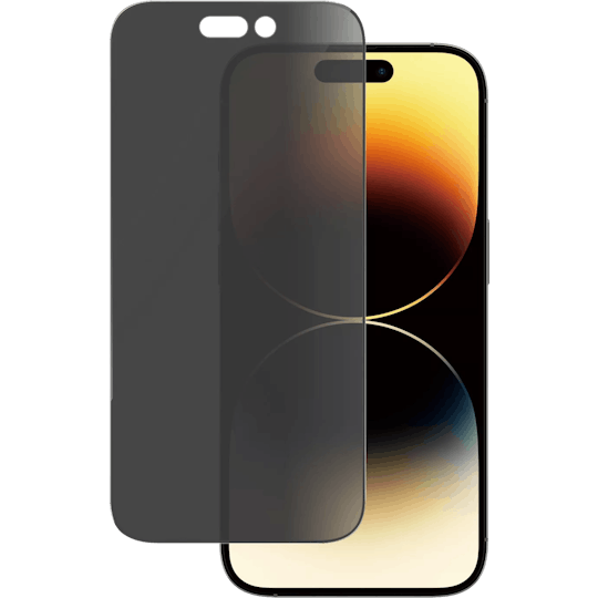 PanzerGlass iPhone 14 Pro Ultra-Wide Fit Screenprotector Privacy - Voorkant