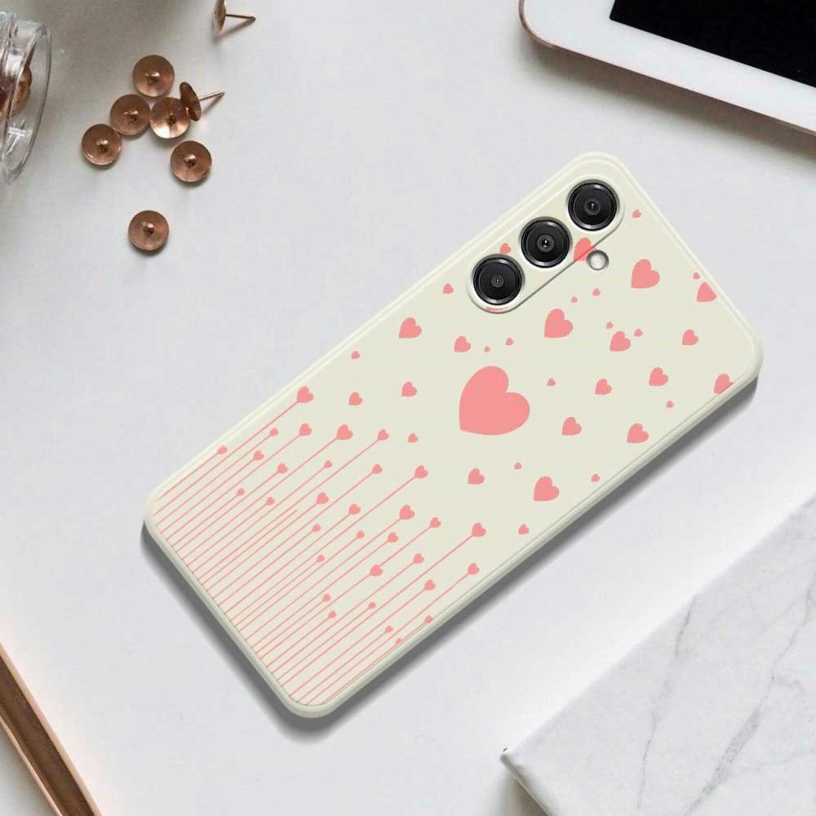 Comfycase Samsung Galaxy A37 Fashion Hoesje Hartjes