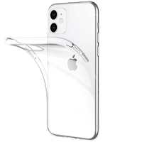 Mocaa iPhone 12 (Pro) 0.75mm Doorzichtig Beschermhoesje Transparant
