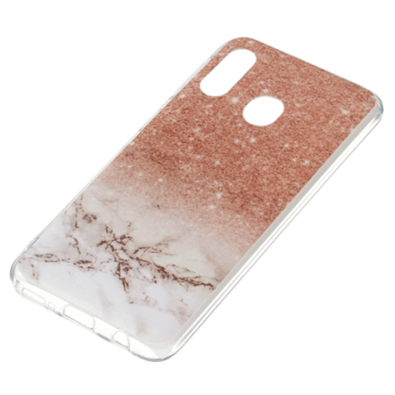 Mocaa Samsung Galaxy A20e Telefoonhoesje Licht Marmer