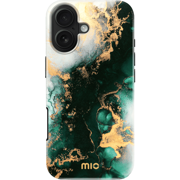 Mio iPhone 17 Fashion Case Green Marble