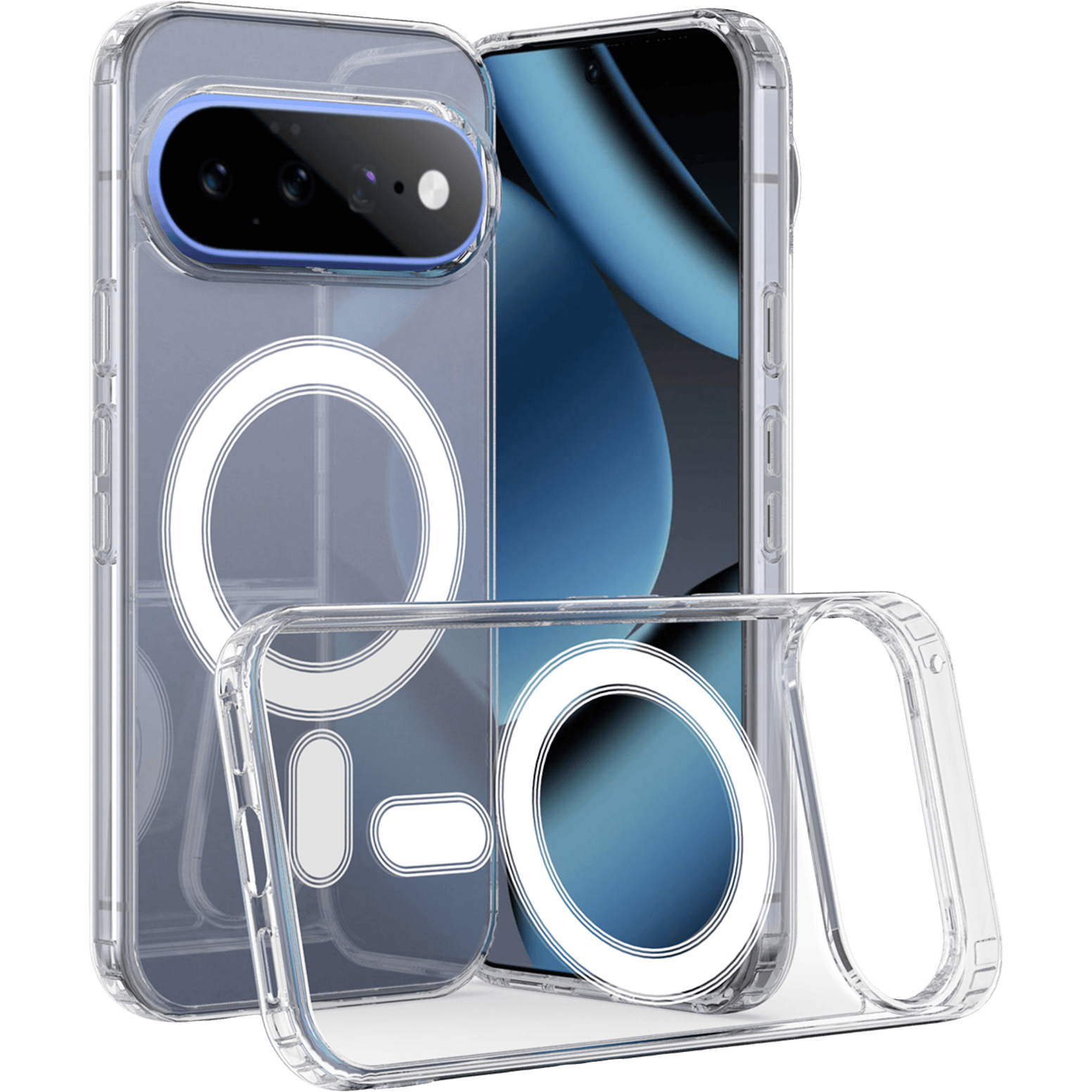 CaseBody Google Pixel 11 Magnetische TPU Case Transparant