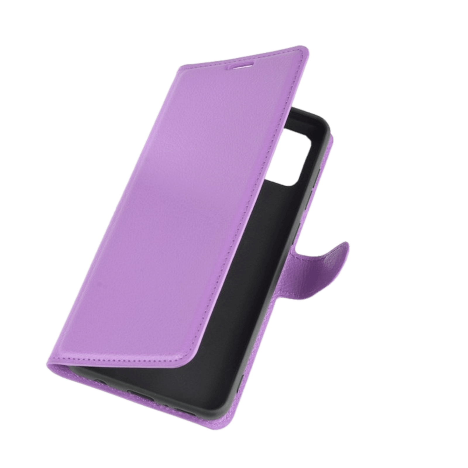 Mocaa Samsung Galaxy A21s Portemonnee Hoesje Pasjes Paars