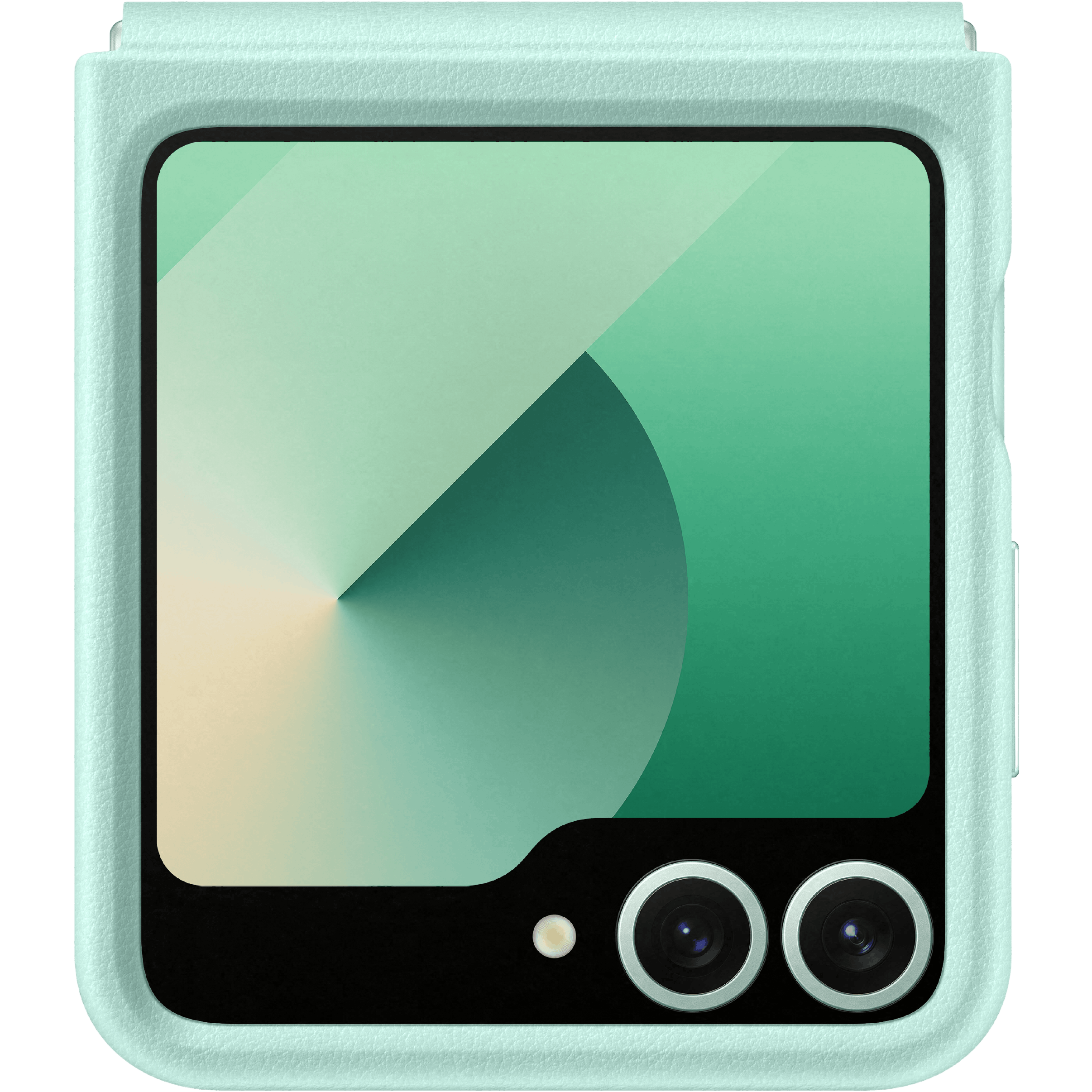 Samsung Galaxy Z Flip6 Kindsuit Hoesje Mint - Voorkant