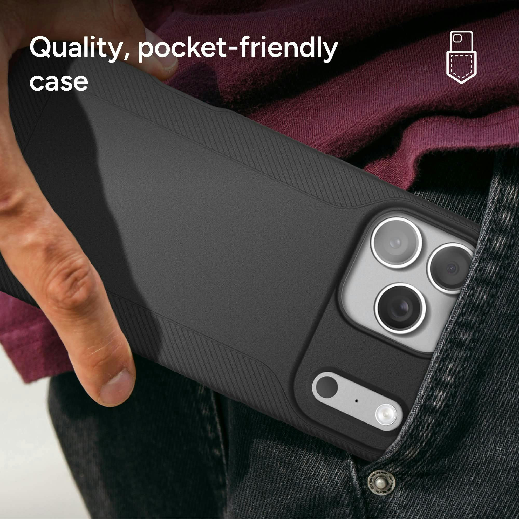 ZAGG iPhone 17 Pro Max / 18 Pro Max Luxe MagSafe Hoesje Zwart
