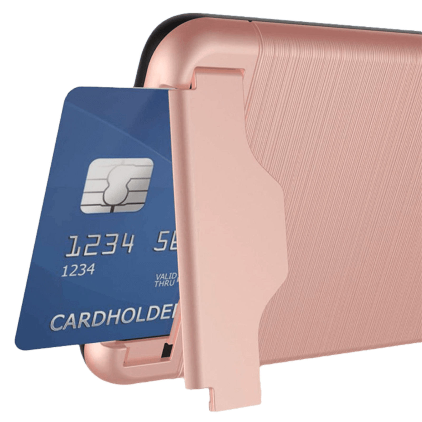 CaseBody Samsung Galaxy S20 Brushed Hoesje met Pashouder Roségoud