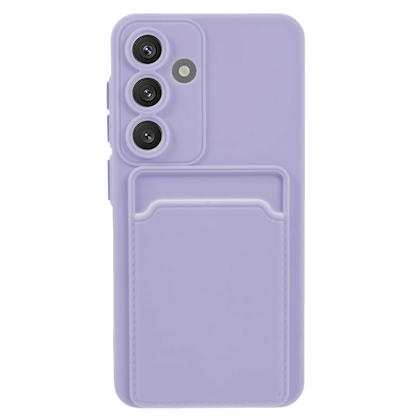 CaseBody Samsung Galaxy S24 Telefoonhoesje met Kaarthouder Paars