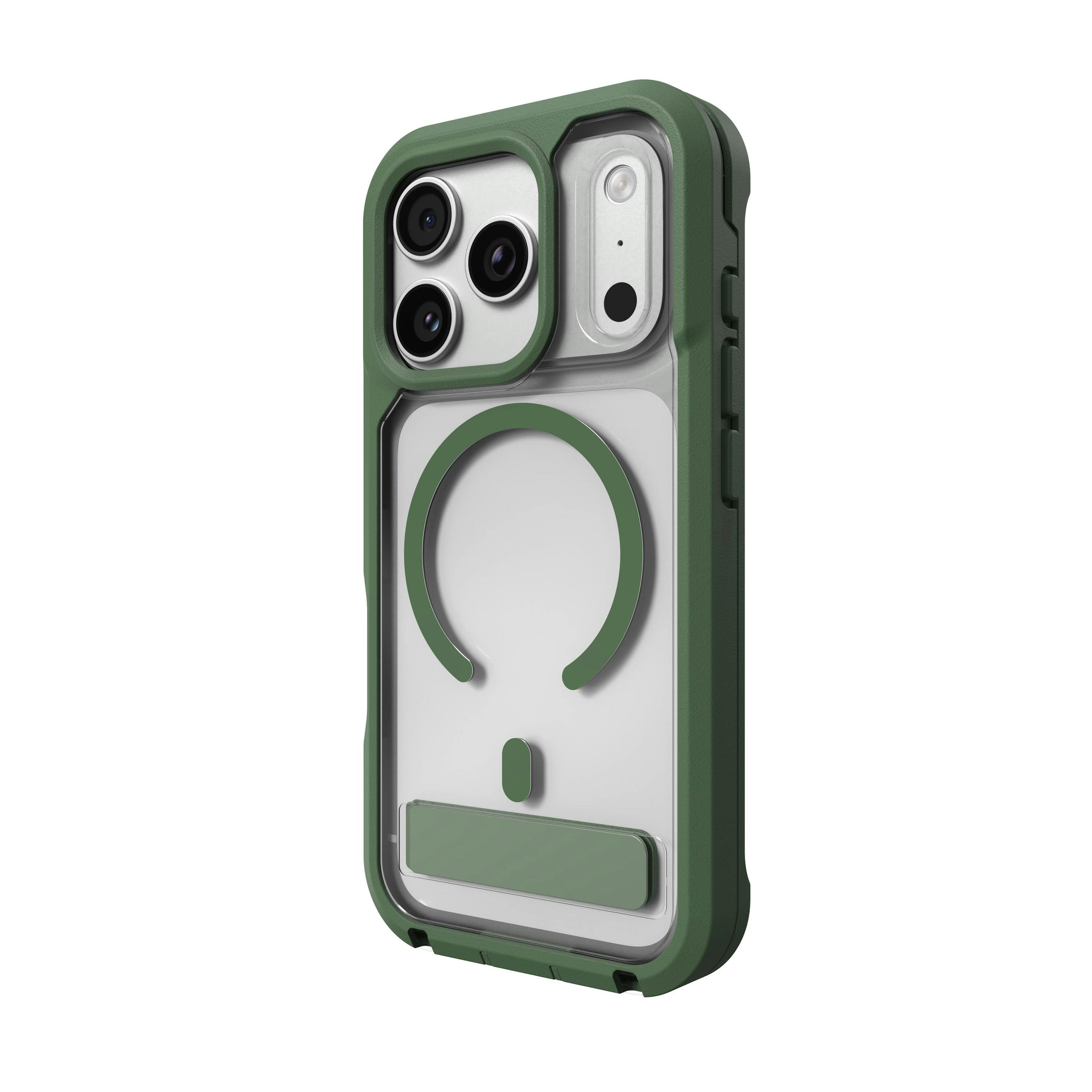 ZAGG iPhone 17 Pro / 18 Pro Rainier MagSafe Hoesje met Kickstand Groen