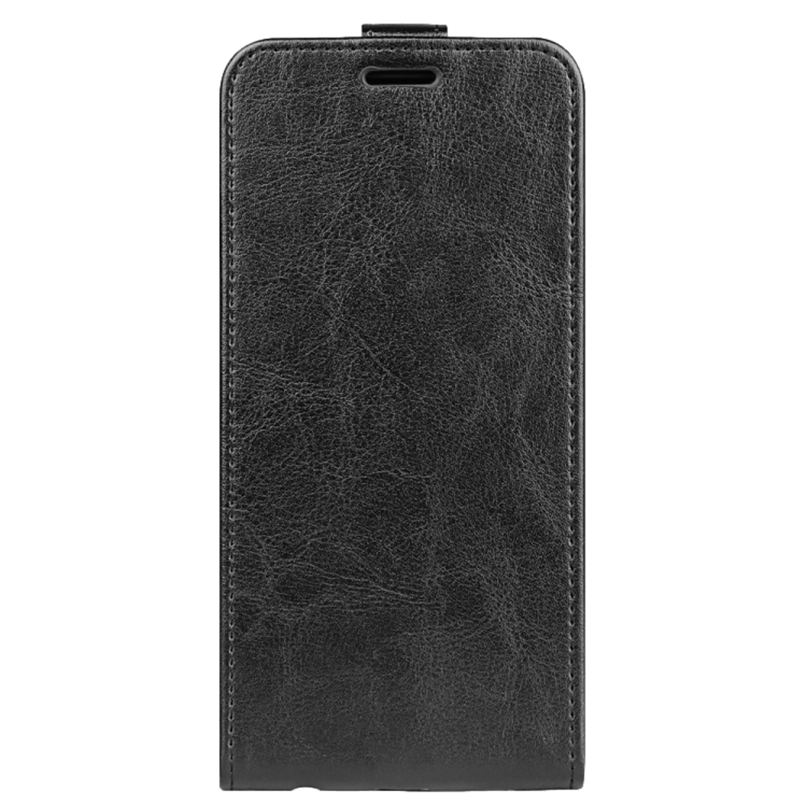 Comfycase OnePlus Nord 2T Verticale Flip Cover met Pasruimte Zwart