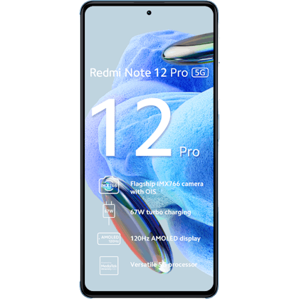 Xiaomi Redmi Note 12 Pro 5G Sky Blue - Voorkant