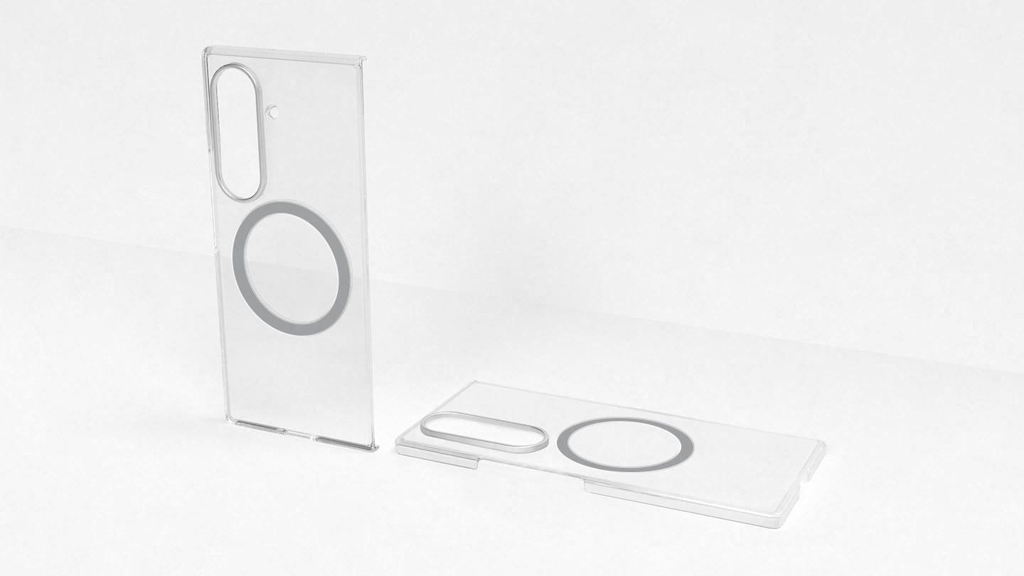 Samsung Galaxy Z Fold7 Clear Magnet Case Transparant