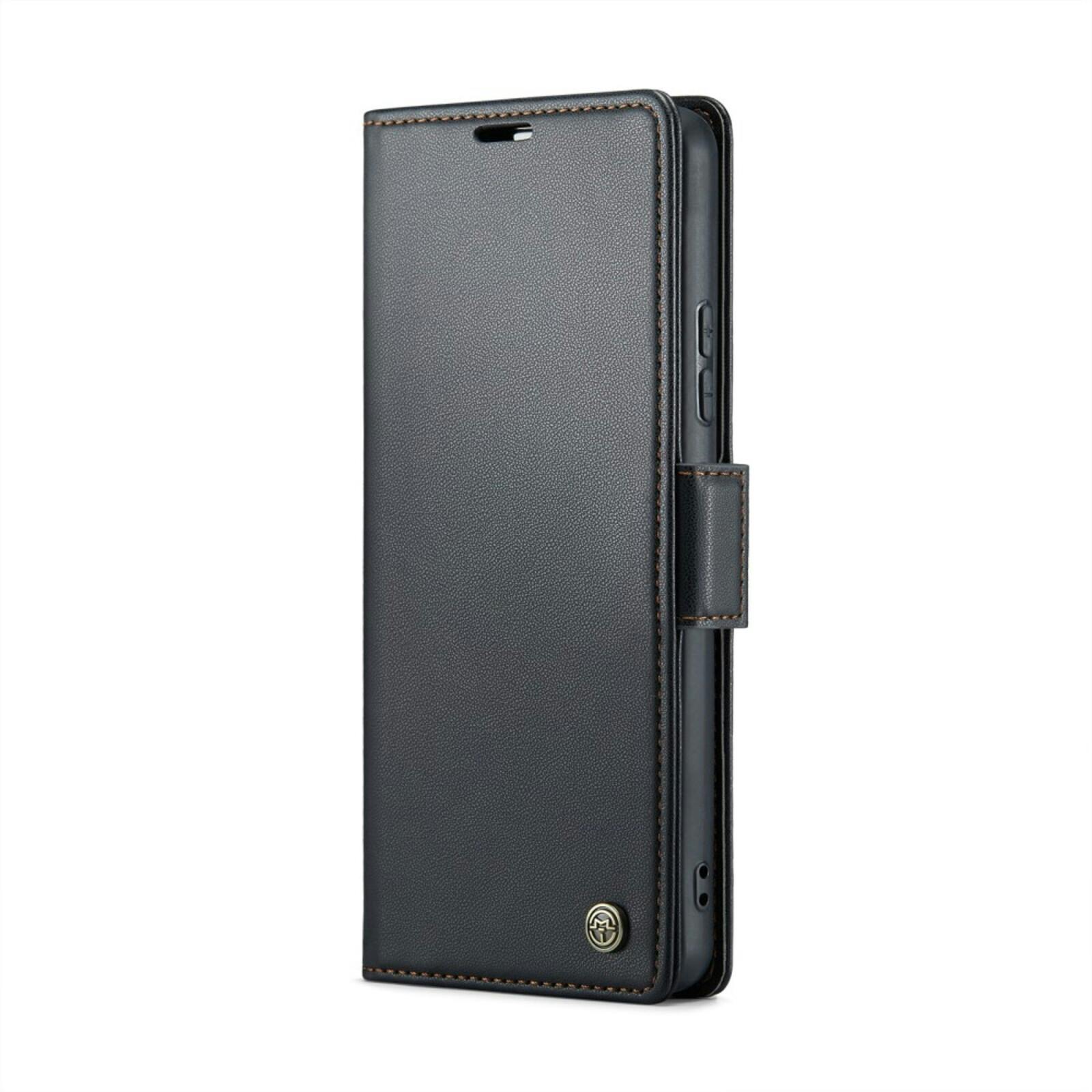 Caseme Xiaomi Redmi Note 14 Pro(+) Bookcase Hoesje Zwart