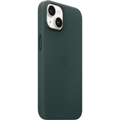 Apple iPhone 14 Plus Leren MagSafe Hoesje Groen