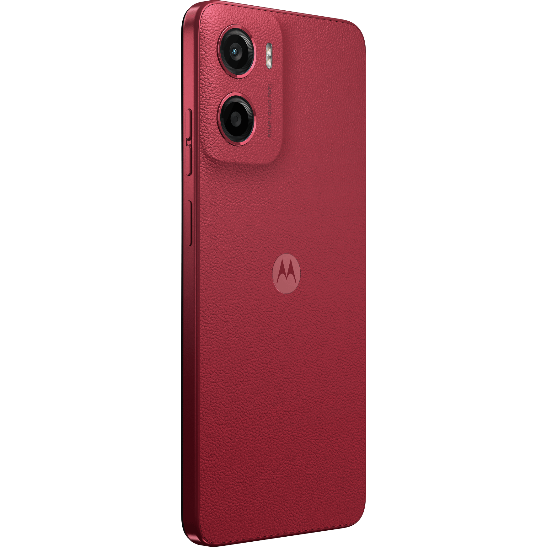Motorola Moto G05 Plum Red - Aanzicht vanaf links
