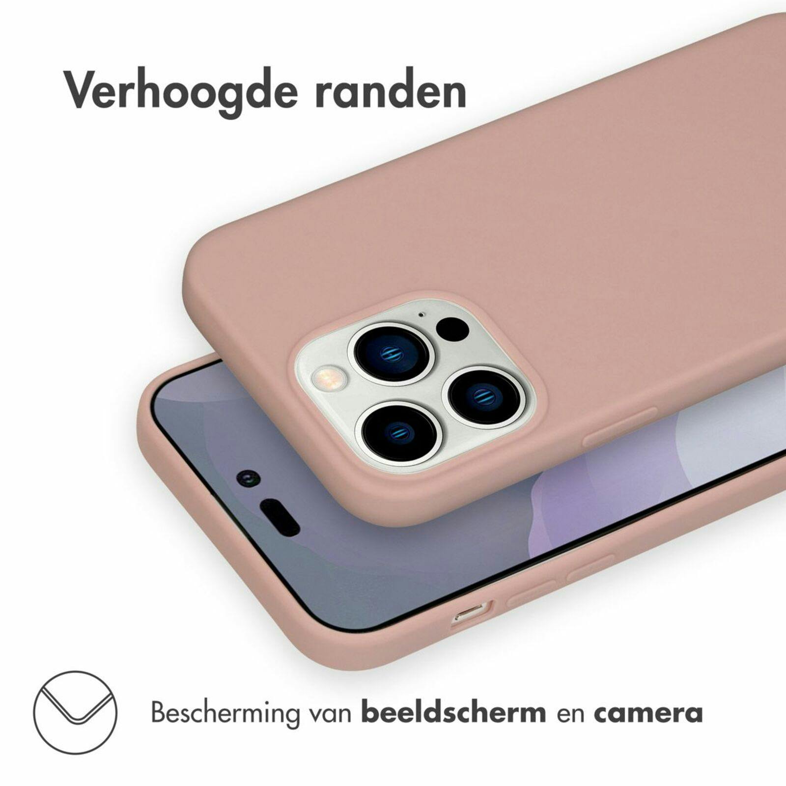 Kees iPhone 14 Pro Max Telefoonhoesje Roze