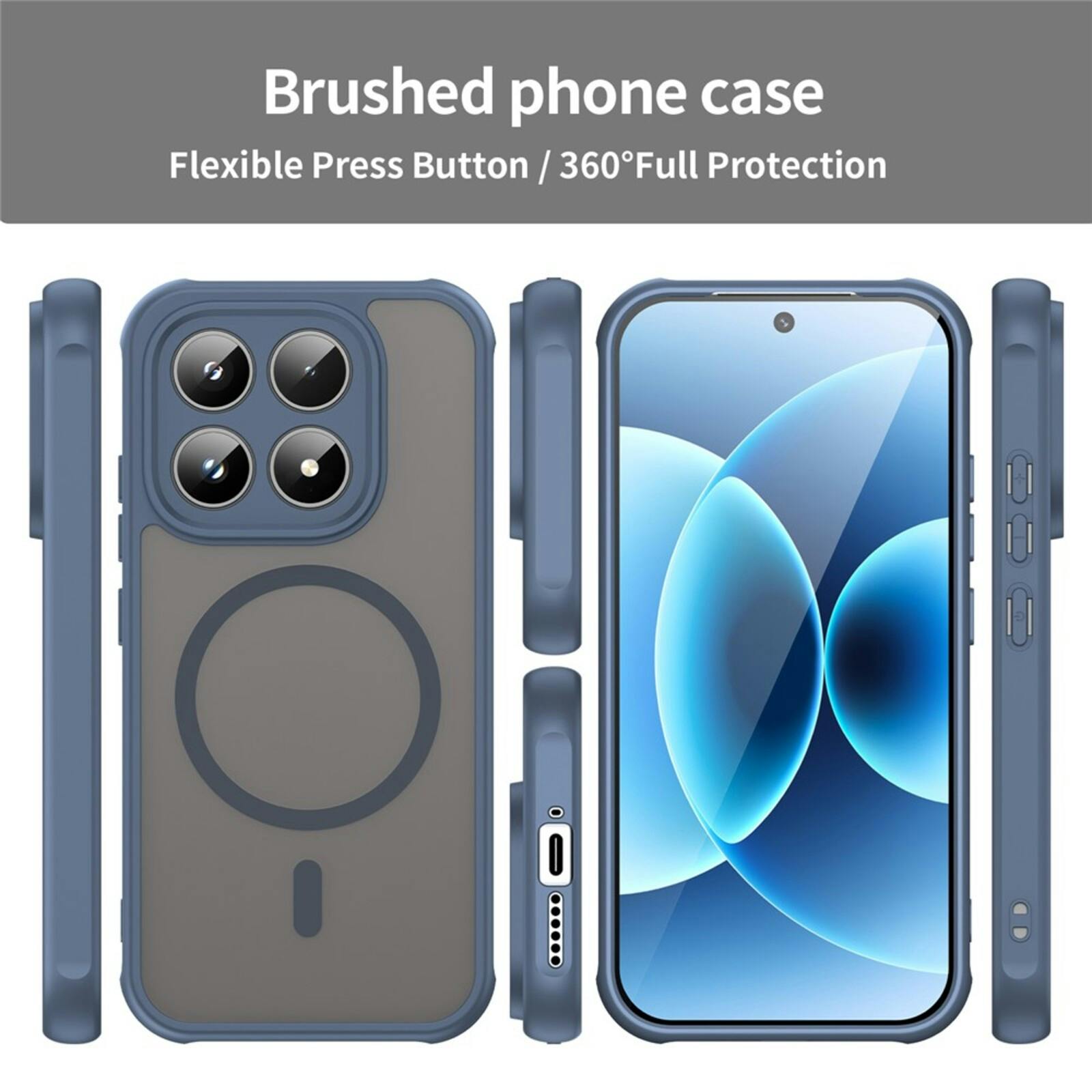 CaseBody Xiaomi 17 Magnetic Case Blauw