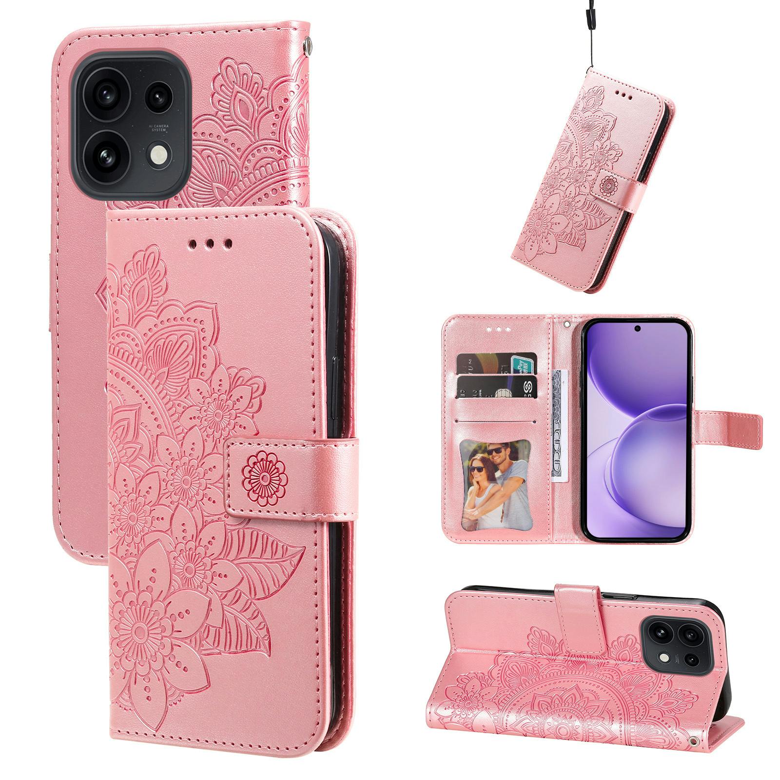 Comfycase OPPO Reno16 Pro 5G Mandala Wallet Roze