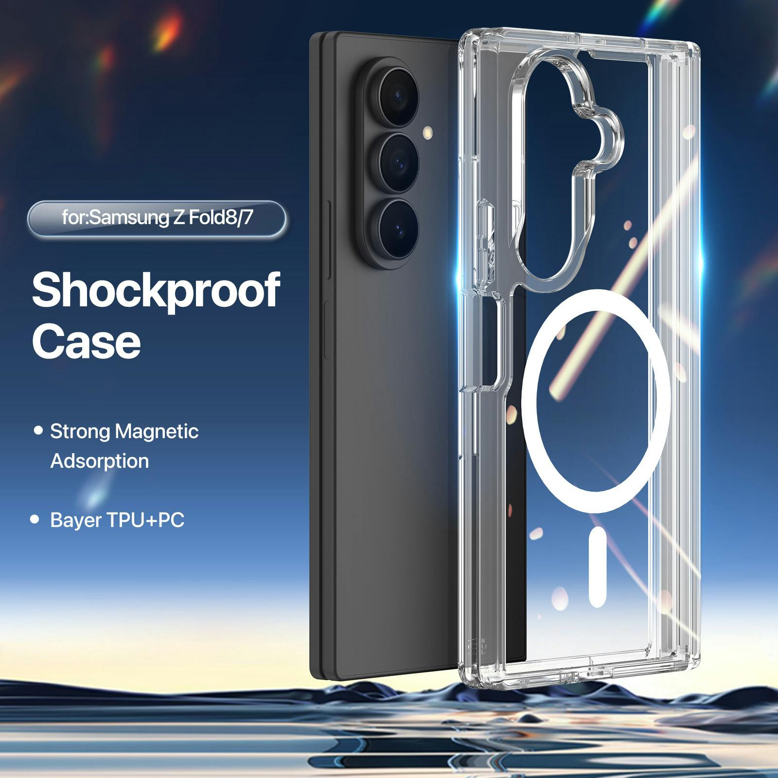 DUX DUCIS Samsung Galaxy Z Fold8 Premium Slim Protection Case Zwart