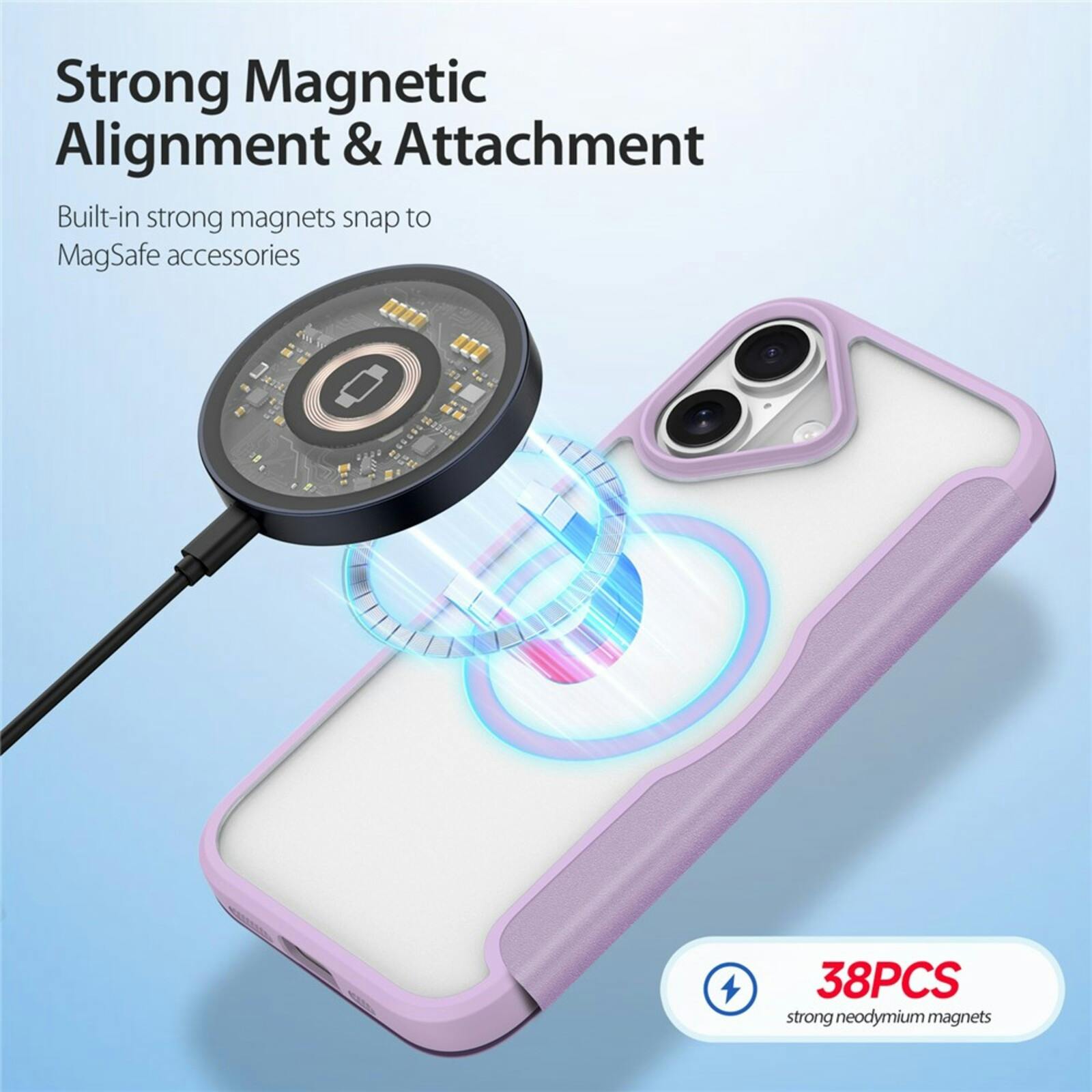 DUX DUCIS Apple iPhone 17 Skin X Pro Flipcover Paars