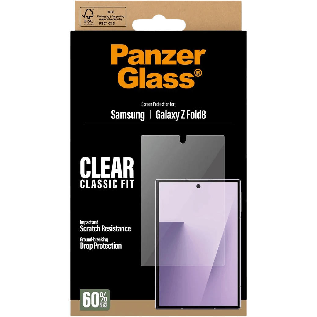 PanzerGlass Samsung Galaxy Z Fold8 Buitenscherm Screenprotector Glas