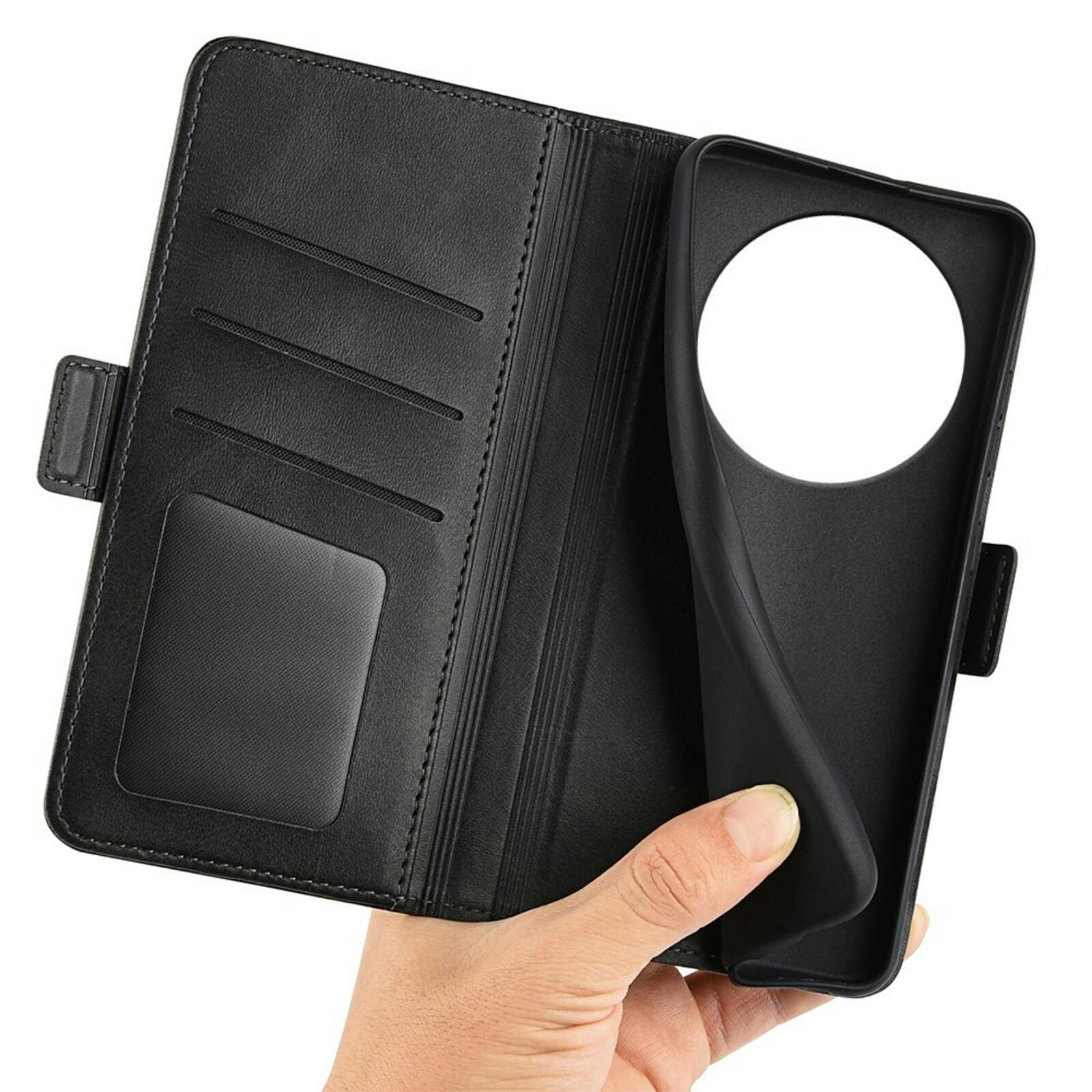 Comfycase Xiaomi Redmi 14C Bookcase Hoesje Zwart