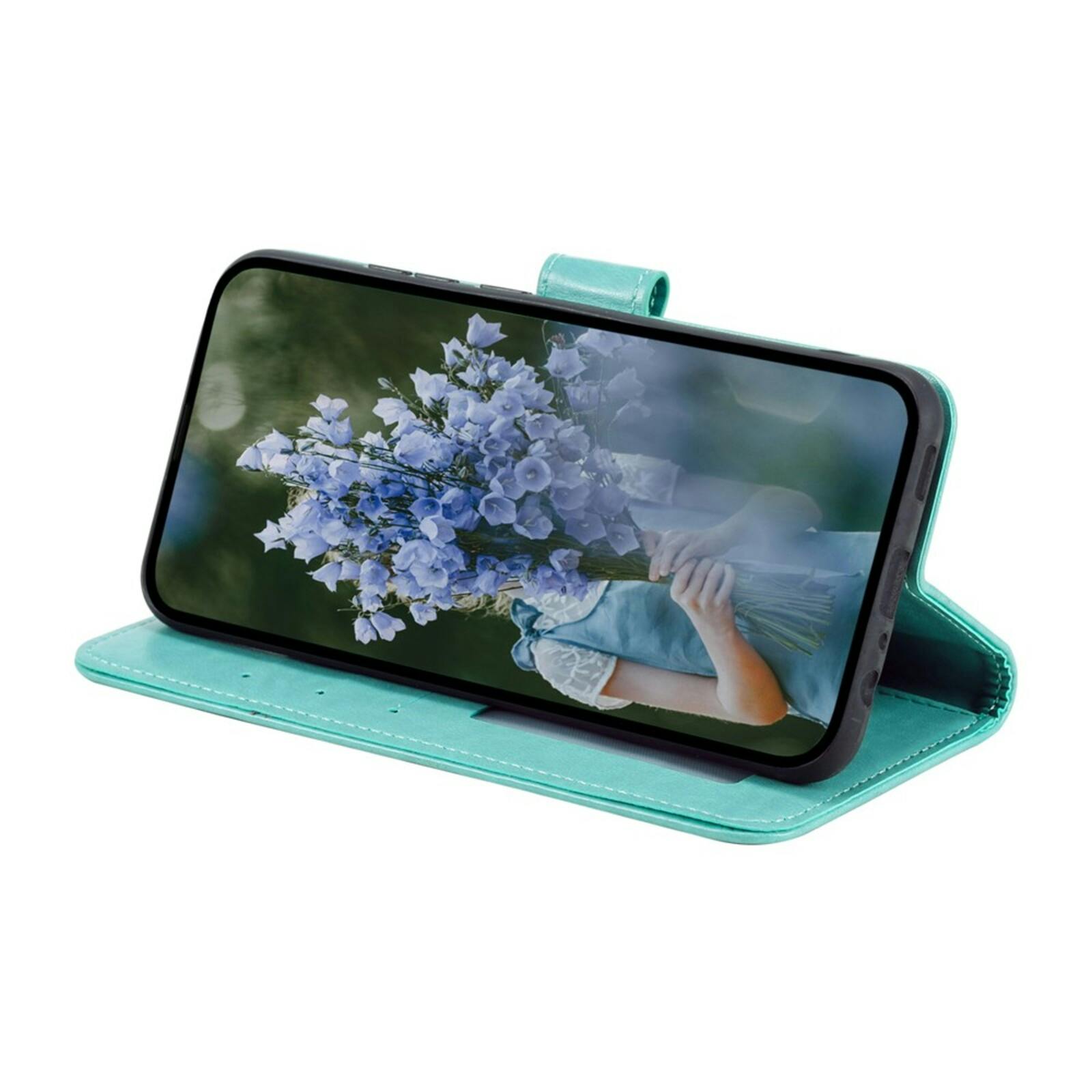 Comfycase Motorola Moto G17 Power Mandala Wallet Groen