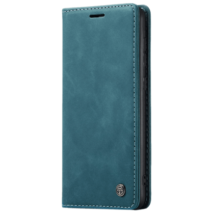 Caseme Samsung Galaxy S21 FE Business Wallet Bookcase Hoesje Blauw