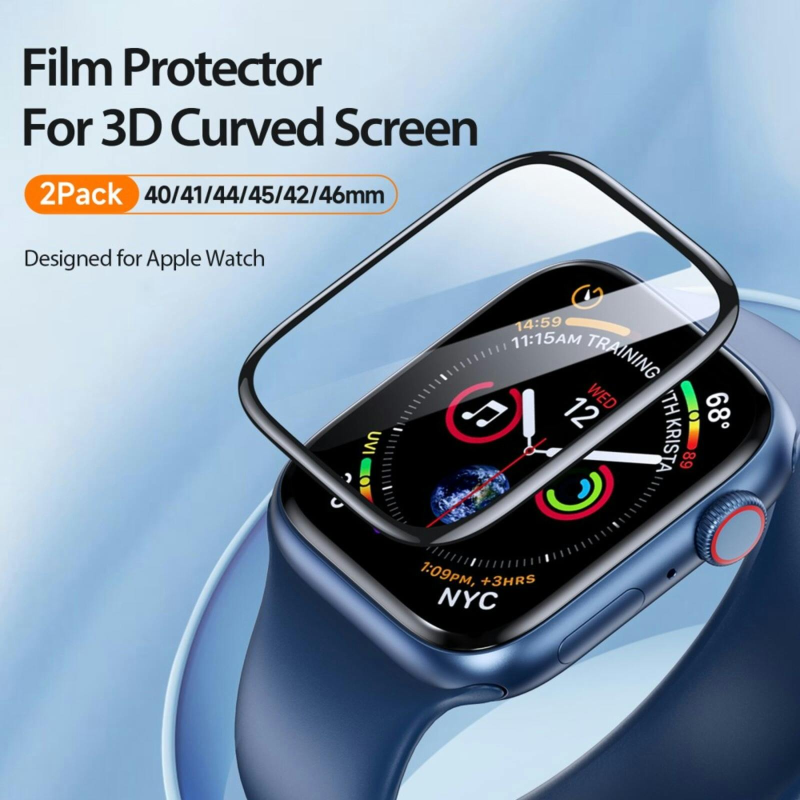 DUX DUCIS Apple Watch Series 10 46mm Screenprotector Duo Pack Transparant