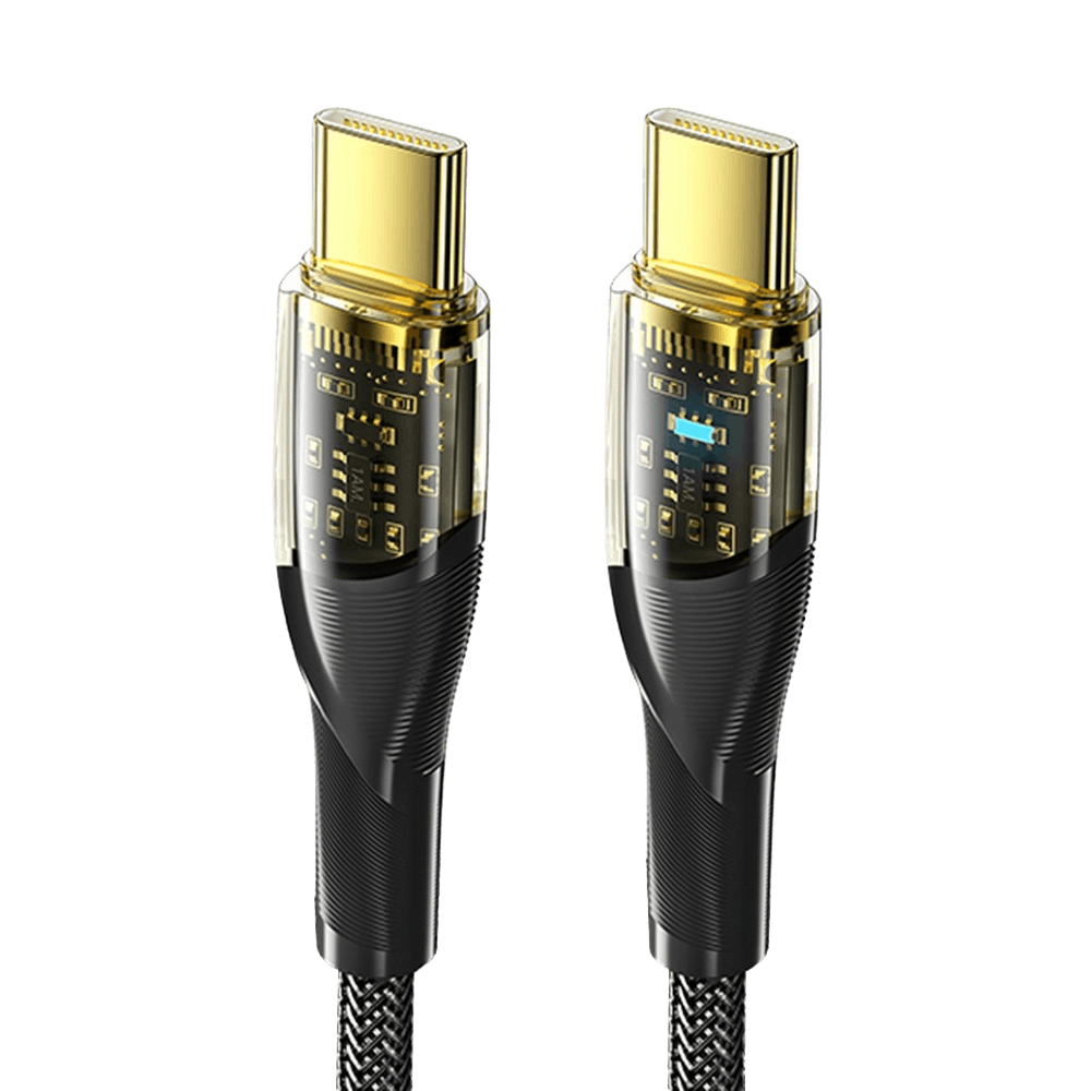 Essager 100W Power Delivery Oplaadkabel USB-C naar USB-C Goud 1m