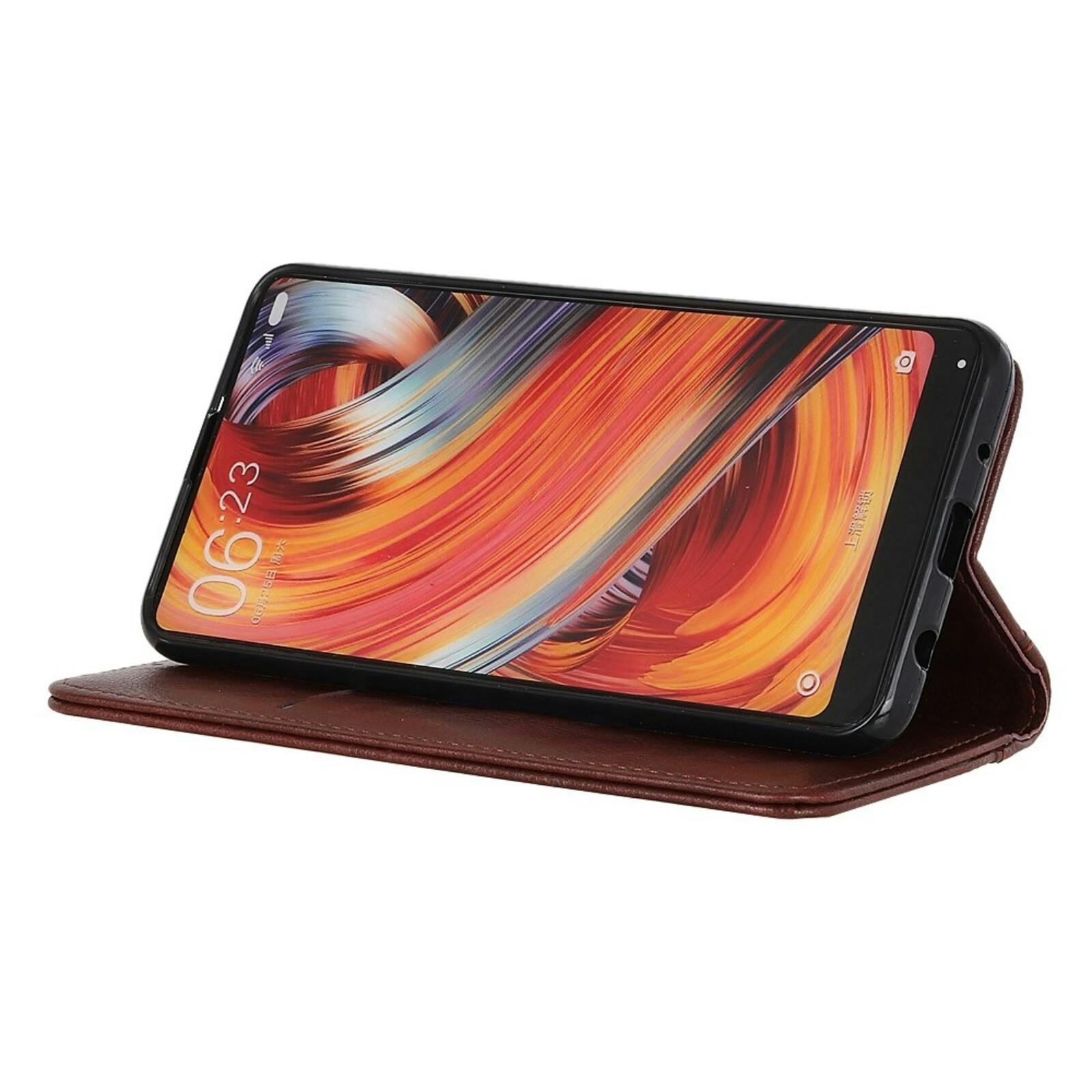 Comfycase Redmi 13C Leren Portemonnee Hoesje Bruin