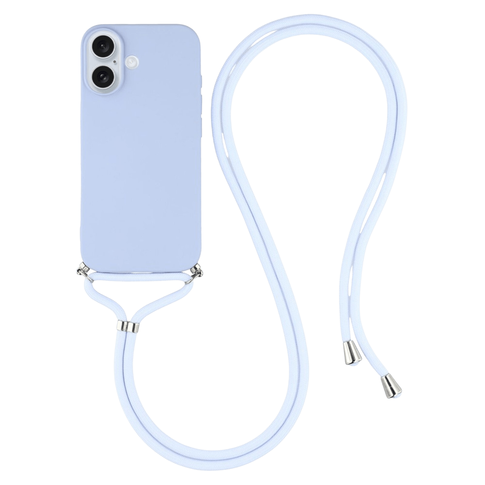 Mocaa Apple iPhone 17 Hoesje met Koord Paars