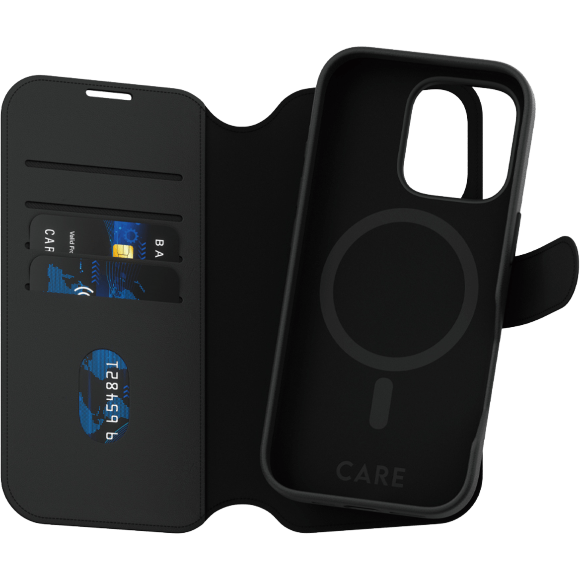 PanzerGlass iPhone 16 Pro CARE Tango 2-in-1 Wallet met MagSafe - Voorkant