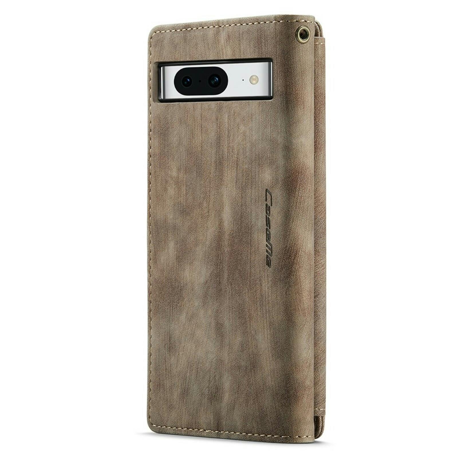 Caseme Google Pixel 8 Zipper Wallet Bruin