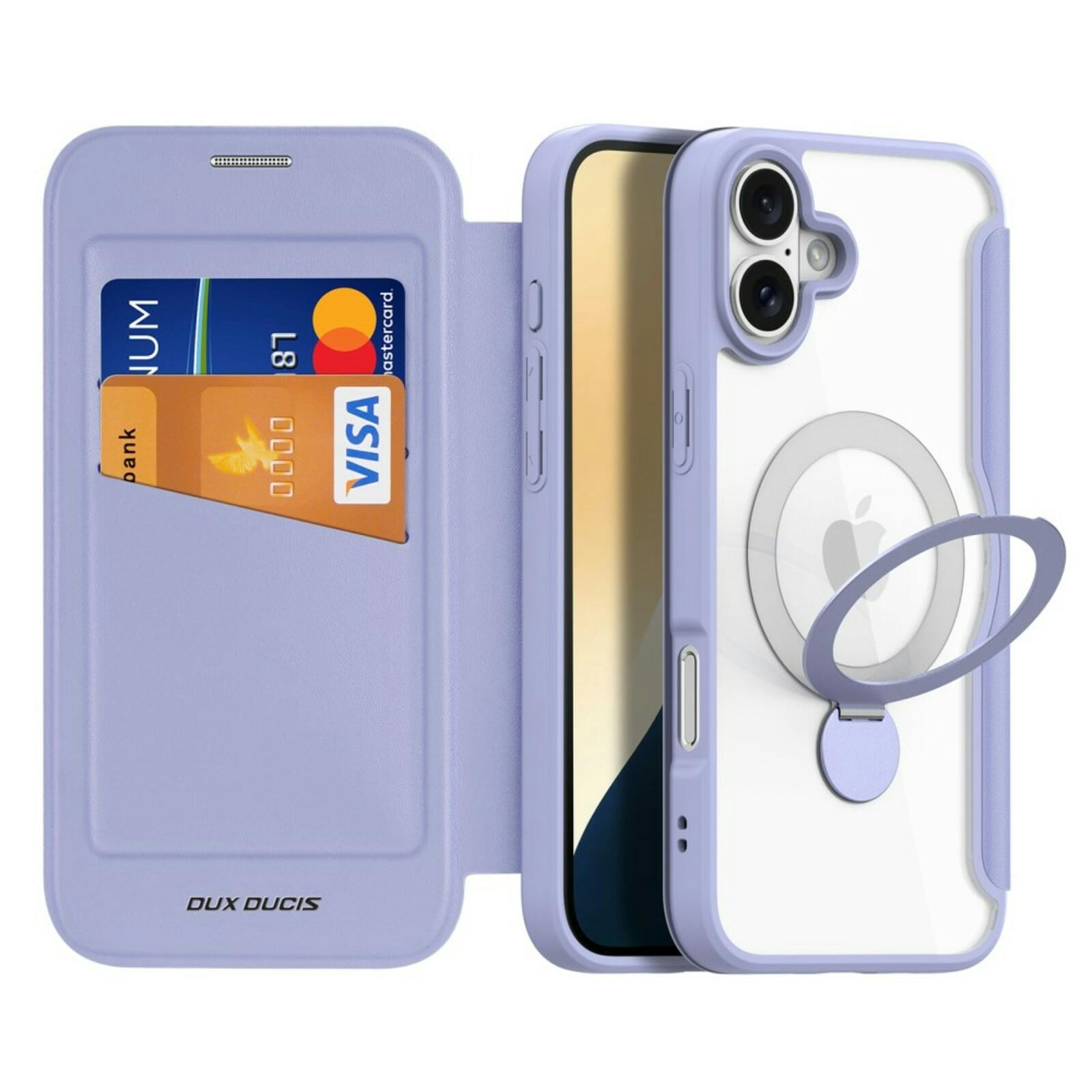 DUX DUCIS Apple iPhone 16 Skin X Pro Hoesje Paars