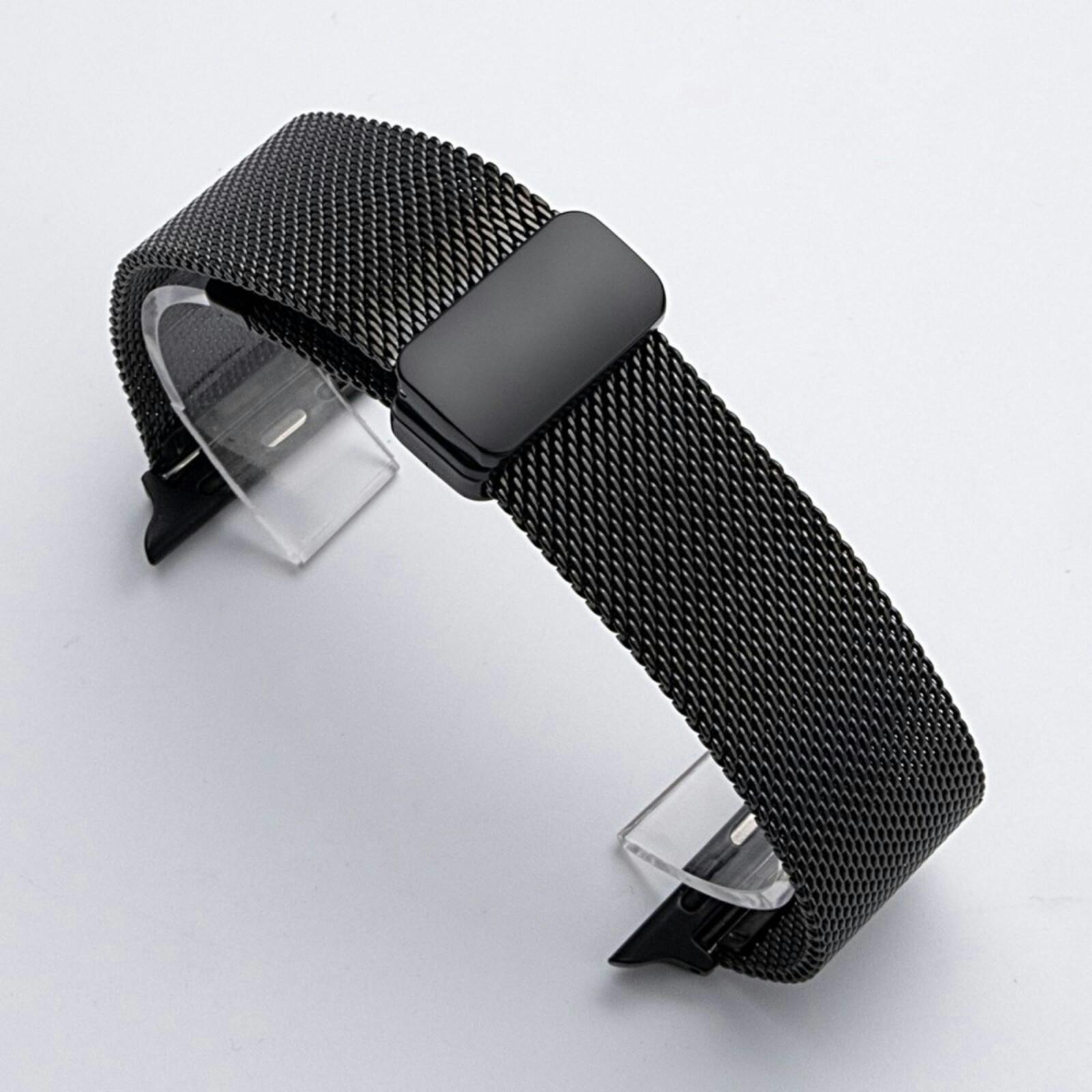 Kalebol Apple Watch Milanees Bandje 45-46mm Zwart