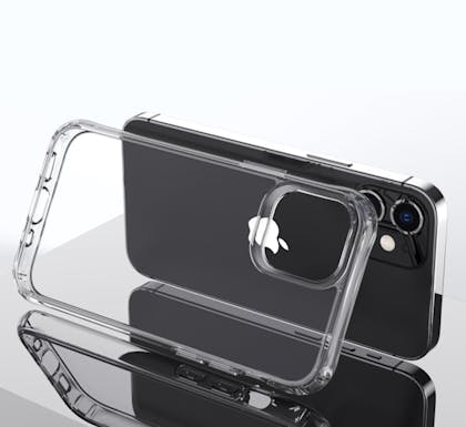 CaseBody iPhone 12 (Pro) Designz Tough Glove Stevig Transparant Beschermhoesje